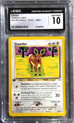 Stantler (1st Edition) graded CGC 10 for sale on eBay