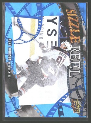 2025-26 Upper Deck #SR-12 Kent Johnson Sizzle Reel Columbus Blue Jackets