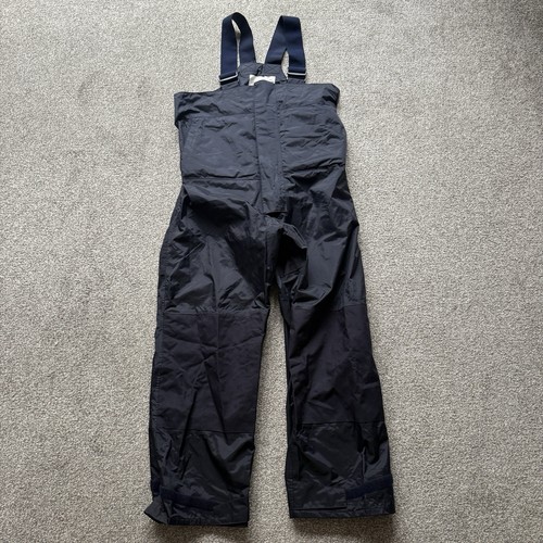 Windward Sailing Dry Coastal Salopettes Azul Marino Pequeño Pantalón Alto Impermeable Babero