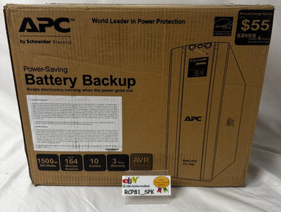 APC Back-UPS Pro 1500 BR1500G 1500VA 865W Battery Backup Surge FREE OVERNIGHT!!