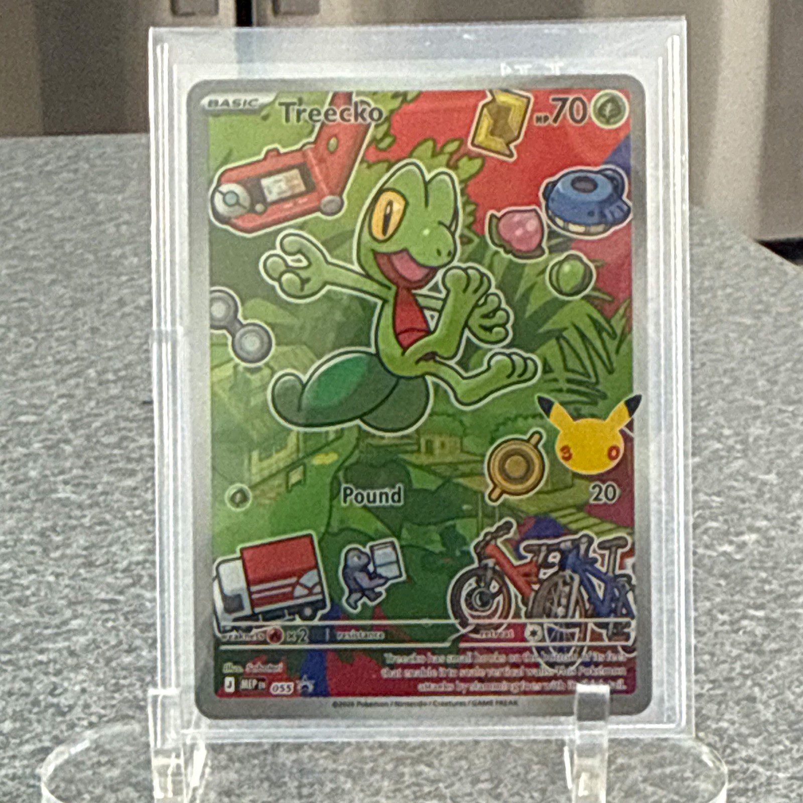 The Pokémon Company Treecko 055 Me: Mega Evolution Promo Holo Eng 70 HP Basic