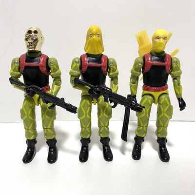GI Joe Black Major Python Team Cobra Commander Destro Storm Shadow Exclusive Set