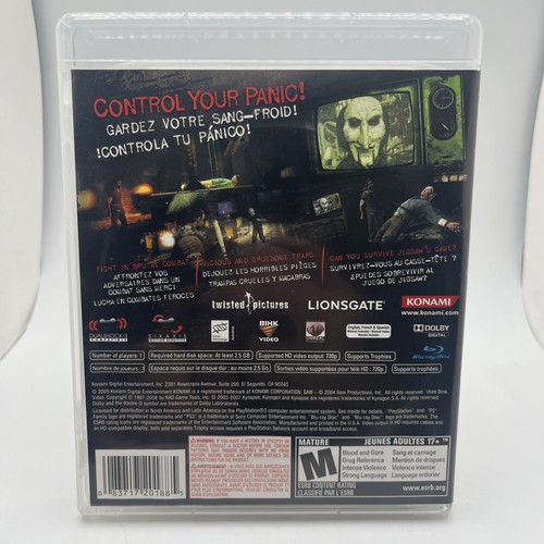 Saw Konami 2009 Sony PlayStation 3 PS3 - Bild 2 von 4