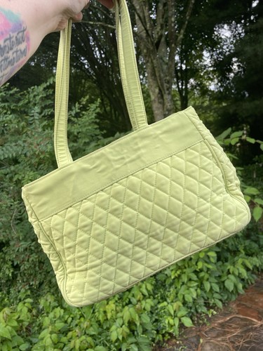 Bolso de mano Vera Bradley acolchado verde lima - Imagen 2 de 6