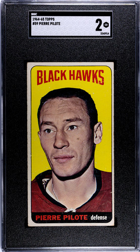 Pierre Pilote #59 1964 Topps card