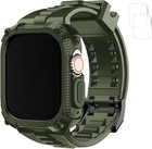 Rugged Apple Watch Band, Military Shockproof Bumper Case, 49Mm, 46Mm, 45Mm, 44Mm