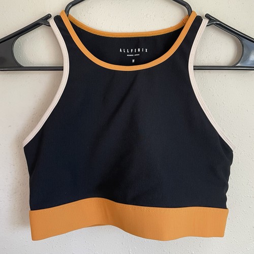 Conjunto de sujetador y leggings deportivos Allfenix a juego gimnasio atlético talla mediana - Imagen 3 de 5