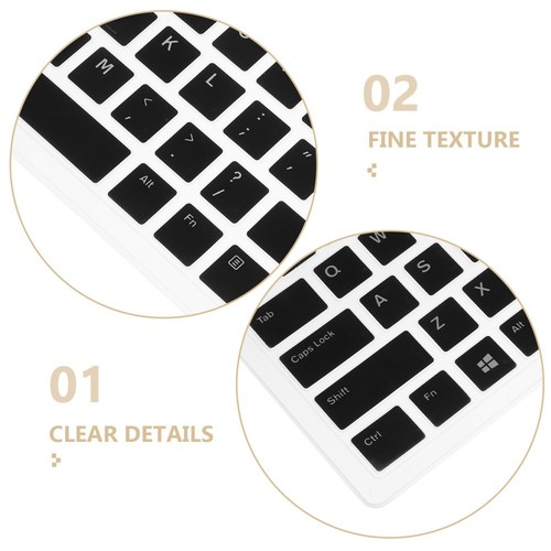 Silicone Keyboard Protector Computer Keyboard Cover Keyboard Cover Skin - Afbeelding 5 van 12