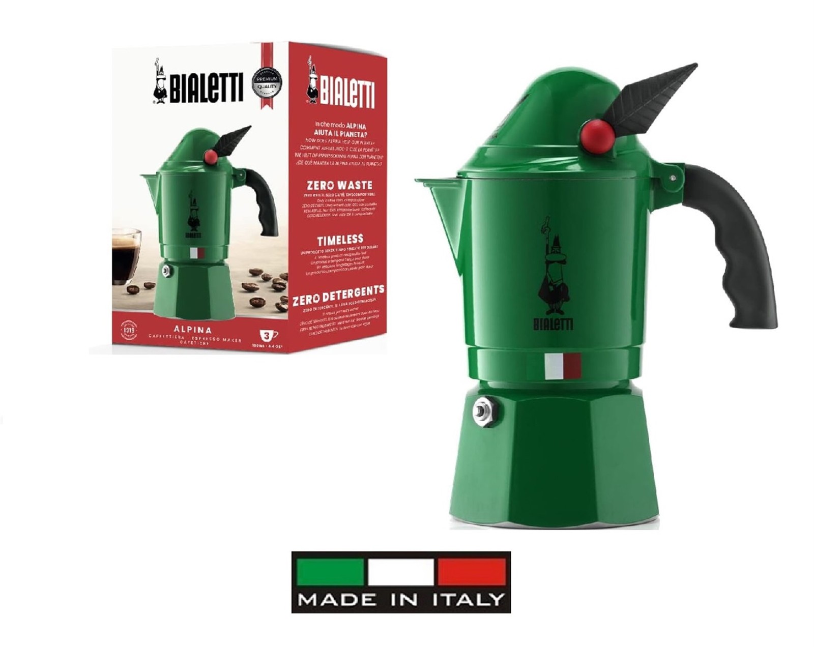 Bialetti Moka Alpina 3 Tazze: Un Caffè da Eroi in Edizione Limitata