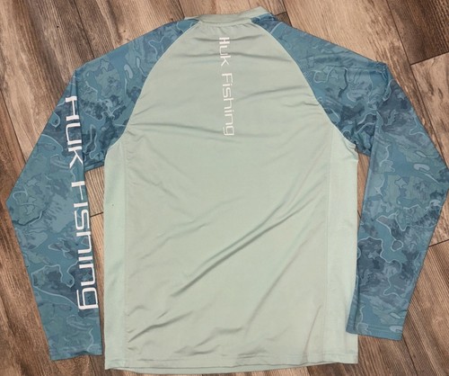 Huk Performance Fishing Mens Double Header Long Sleeve Shirt Men Small - Picture 2 of 15