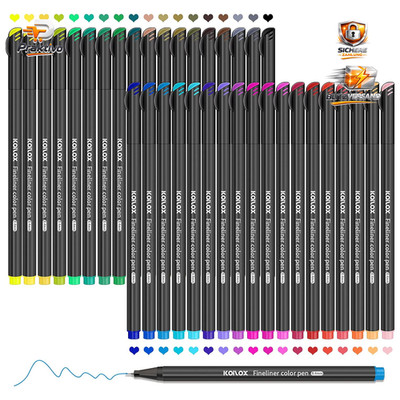 Fineliner Stifte Set 36 Farben 0,4 mm Filzstifte Zeichnen Schreiben Journaling