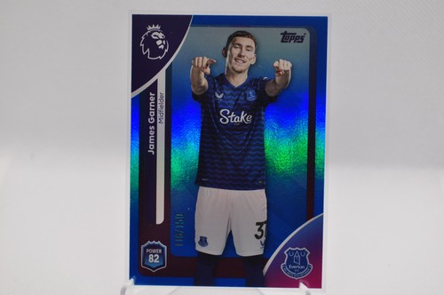 James Garner 2025-26 Topps EPL Soccer #137 Blue Rainbow /150