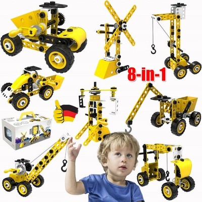 8in1 STEM-Bauspielzeug für Kinder ab 3 Jahren kreative DIY-Bausteine 100tlg TOP
