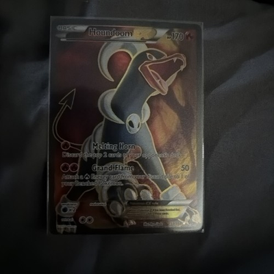 #ad Houndoom EX Full Art 153 162 Breakthrough Holo $22.00