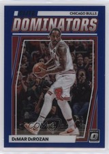 2022-23 Panini Donruss Optic Elite Dominators Blue Prizm 31/49 DeMar DeRozan 1u6
