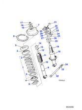 Jaguar Genuine Guide Bush Steering Suspension Bushing Fits XJ6 & XJ12 CBC2933
