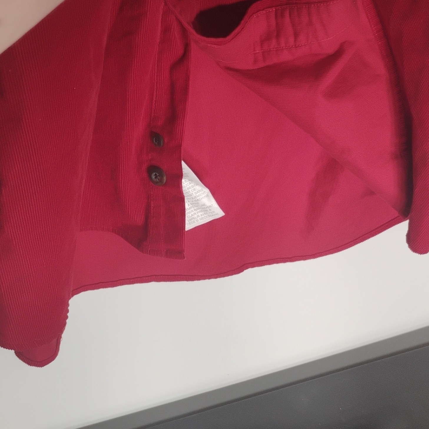 Pendleton Wayne Red Corduroy Button-Up Shirt XL L… - image 7