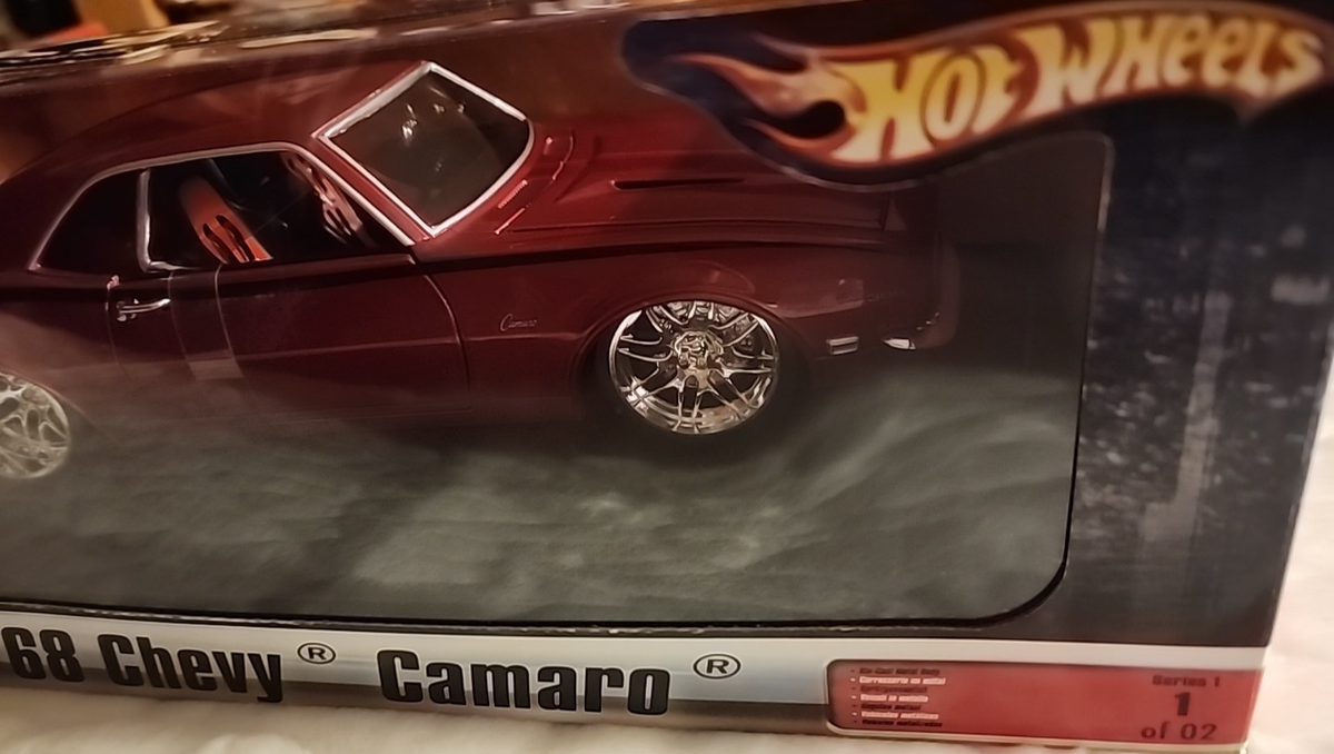 Hot Wheels C S Machines 1:18 Die Cast '68 Chevy Camaro G Machine