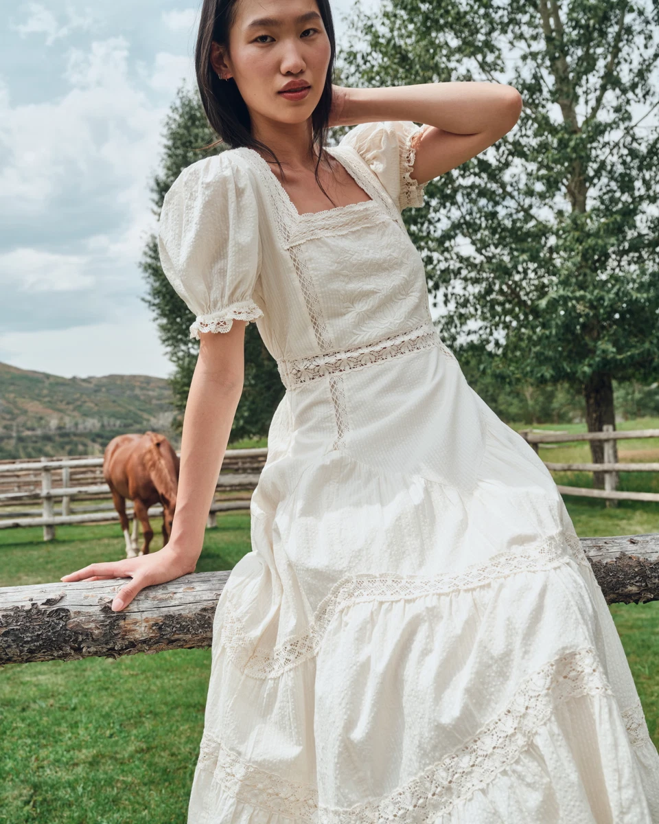 satin long sleeve wedding dress Ivory Satin A-line Long Sleeves Embroidery Modest Wedding Dresses, MW835