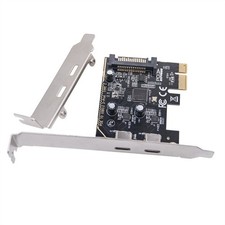 Desktop PCI-E to Type-C/USB3.2 Dual Port TYPE-A Expansion ASM1042 Main Control