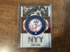 2023 Topps Series 1 Aaron Judge Team Logo Commemo Patch Relic Card TLP-AJ