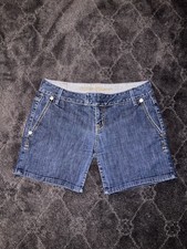VTG Guess Premium Women's Shorts Size 29 Cut Off Dark Wash Denim fits W30 90s