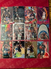 Patrick Ewing 12 Card Lot Flair Showcase Topps Finest SPx Ultra Gold - NY Knicks