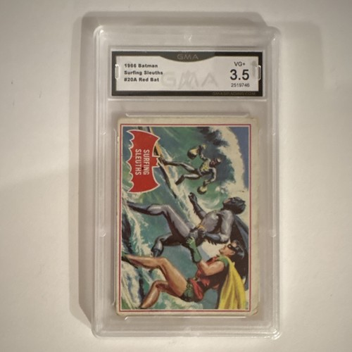 1966 Topps Batman Red Bat #20A Surfing Sleuths — GMA 3.5