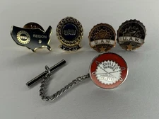 Pin Lot United Auto Workers UAW Union Member Lapel Pins / Lot Of 5