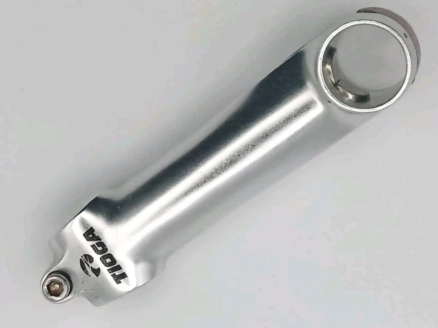 Potence Tioga Alchemy VTT vintage 120mm 25.4 alu argent 1"1/8 années 90 Stem MTB - Photo 2/4