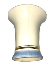 vintage Arabia Suomi Finlandia blue gold egg cup / candle holder 2 3/4"