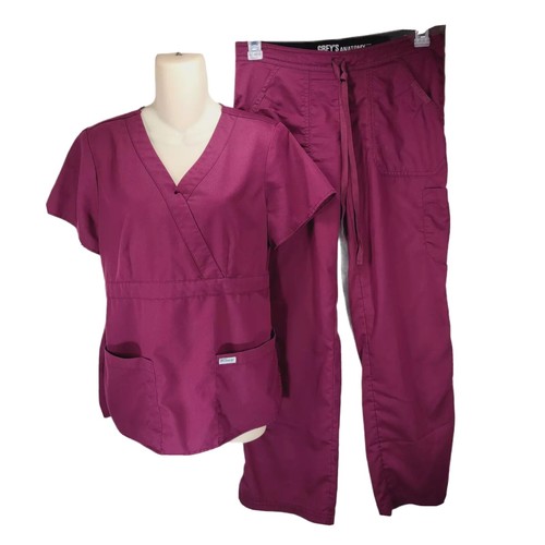 Greys Anatomy Womens Jogger Scrub Set 