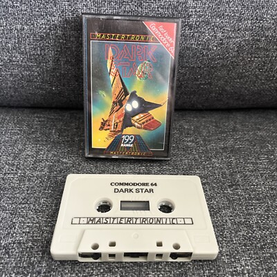 C64 Commodore Game Tape - Dark Star ungetestet