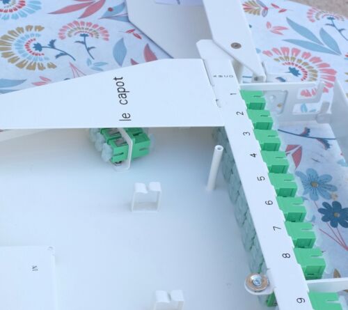 Fibre optic Splicing tray 64 entrée adapter tiroir 19" ETSI MOF64MD1U - Picture 12 of 16