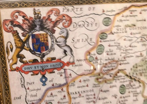 JOHN SPEED LEICESTERSHIRE MAP C. 1611 1st Ed! J SUDBURY & G HUMBLE REDUCED! - Picture 8 of 23