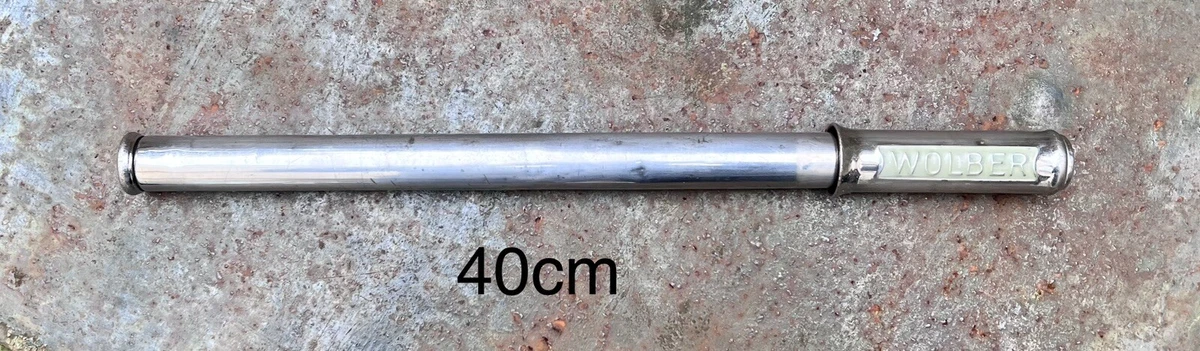 Pompe à Vélo Vintage Tornade Solibloc - Longueur 315mm En Aluminium - Occasion Fonctionnelle