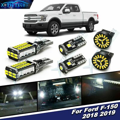 LED License Plate, Backup Reverse, High Mount Cargo Light For Ford F-150 2018 19