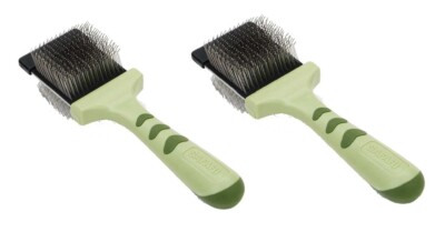 double sided slicker brush