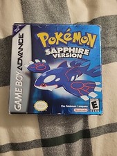 Pokemon: Sapphire Version Game Boy Advance, 2003 Box And Game Only