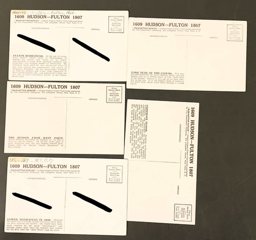 # T4167 HUDSON - FULTON EXPO POSTCARD LOT, 5 DIF. CARDS - Picture 2 of 2