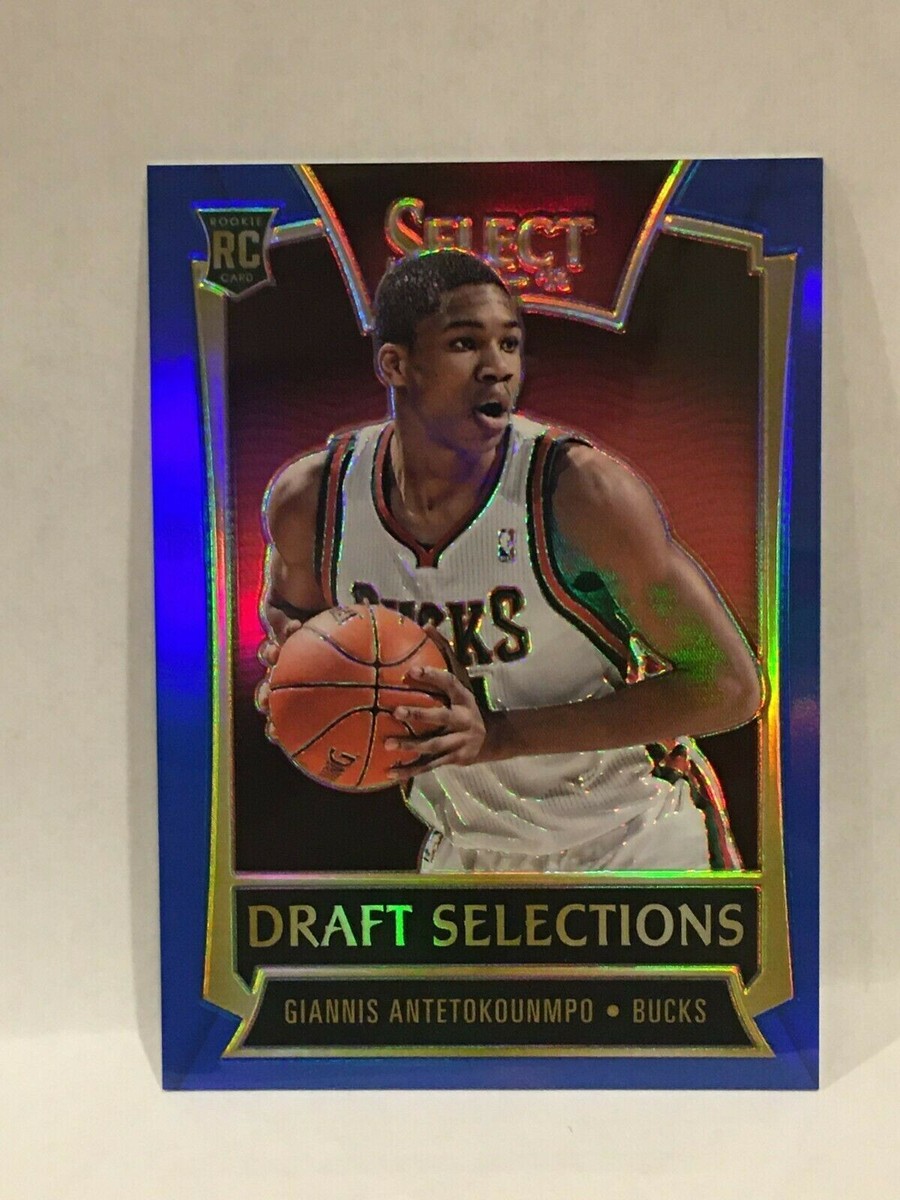 2013 SELECT GIANNIS ANTETOKOUNMPO DRAFT SELECTIONS BLUE RC PRIZM