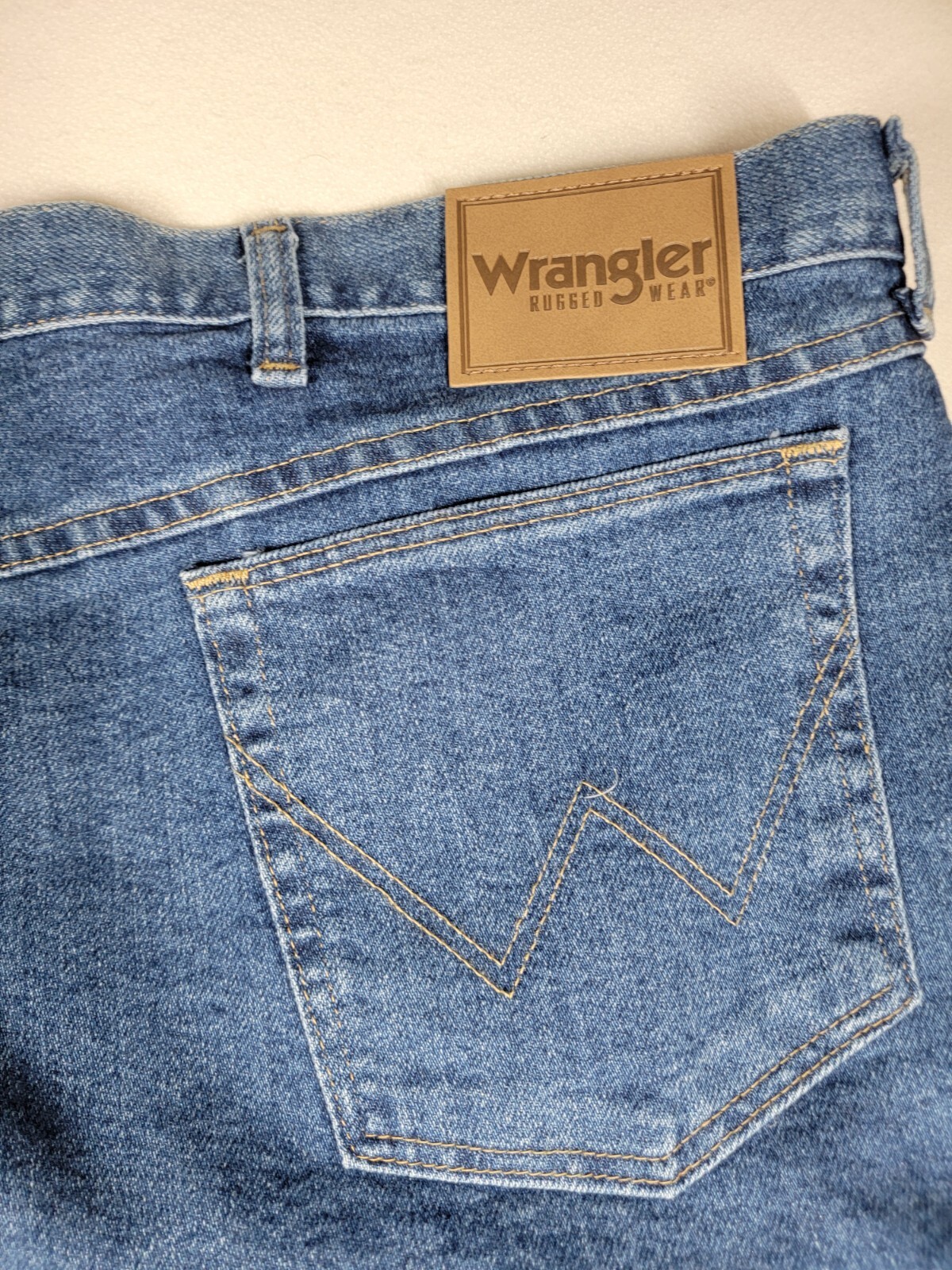 Wrangler Rugged Wear 54x30 Men's Denim Jeans
