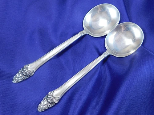 GORHAM OLD SOVEREIGN STERLING SILVER CREAM SOUP SPOON - EXCELLENT COND