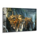 Lord Of The Rings Rivendell Glass Wall Art