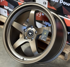 4 Pcs 19x9.5 35 5x114.3 Mflow Mfr3 Matte Bronze Wheels 19 Rims Set Cb 73.1 4 Pcs 19x9.5 35 5x114.3 Mflow Mfr3 Matte Bronze Wheels 19 Rims Set Cb 73.1