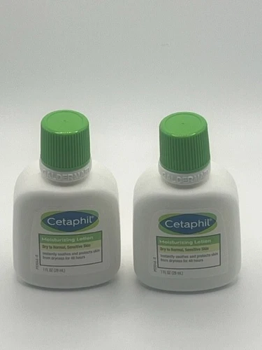 2x Cetaphil Moisturizing Lotion Fragrance 2 Oz