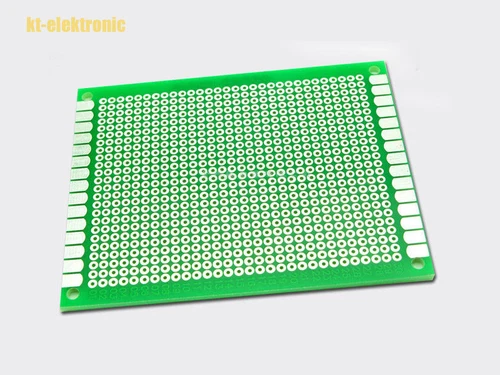 70x90mm Lochrasterplatine 2,54mm doppelseitig Platine Leiterplatte PCB 7x9cm