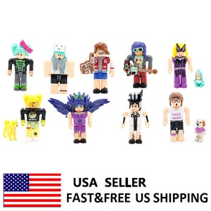 Details About Roblox Legends Of Roblox Action Figure Collection Doll Toys Kids Gift 9 Pcs - 