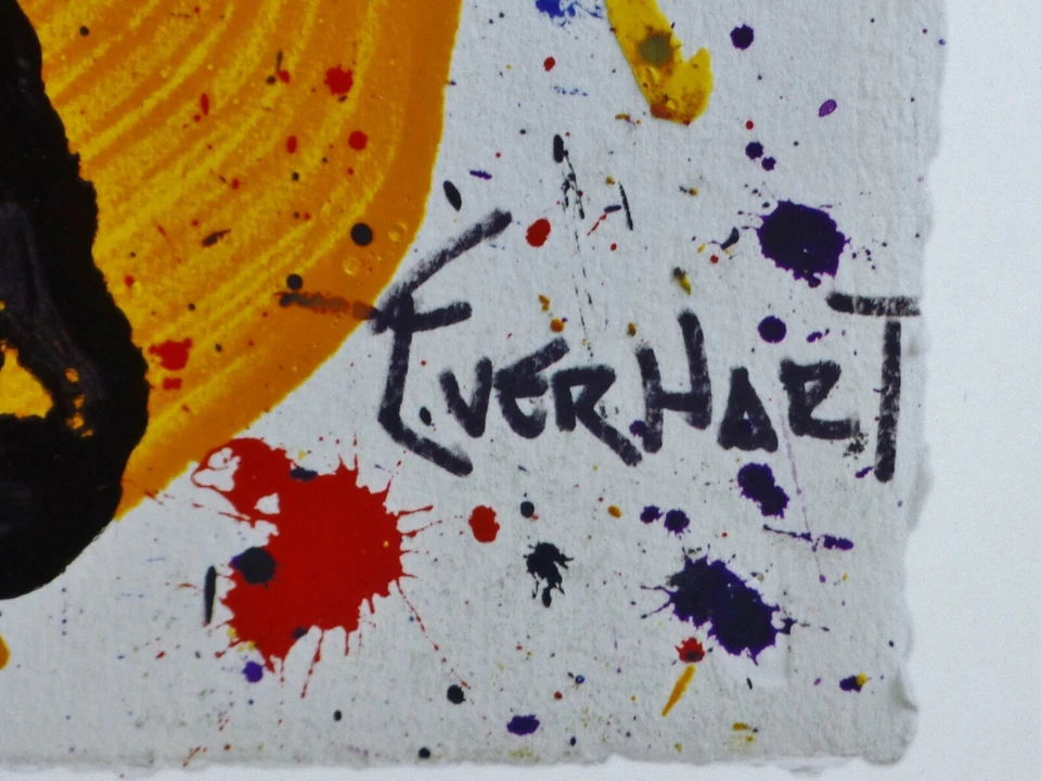 Placa de litografia Tom Everhart Salute Snoopy Peanuts edição limitada assinada A+ - Imagem 3 de 3