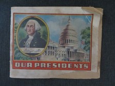 VINTAGE ALKA-SELTZER & NERVINE PROMO ADVERTISING BOOKLET "OUR PRESIDENTS"